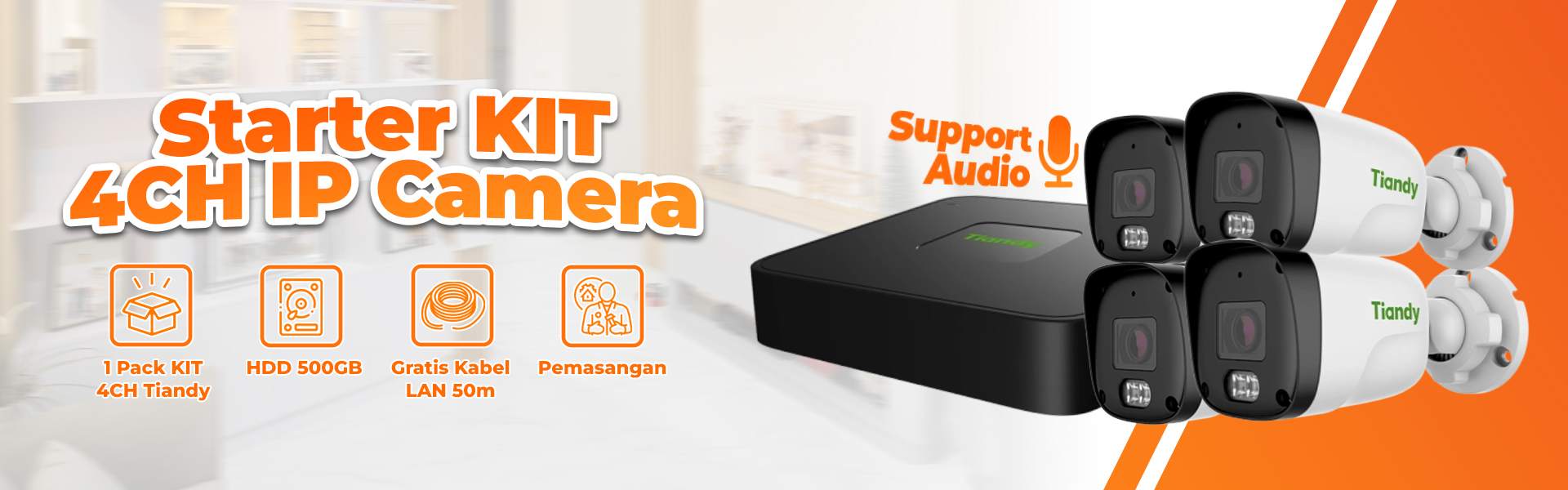 Promo cctv IP Tiandy